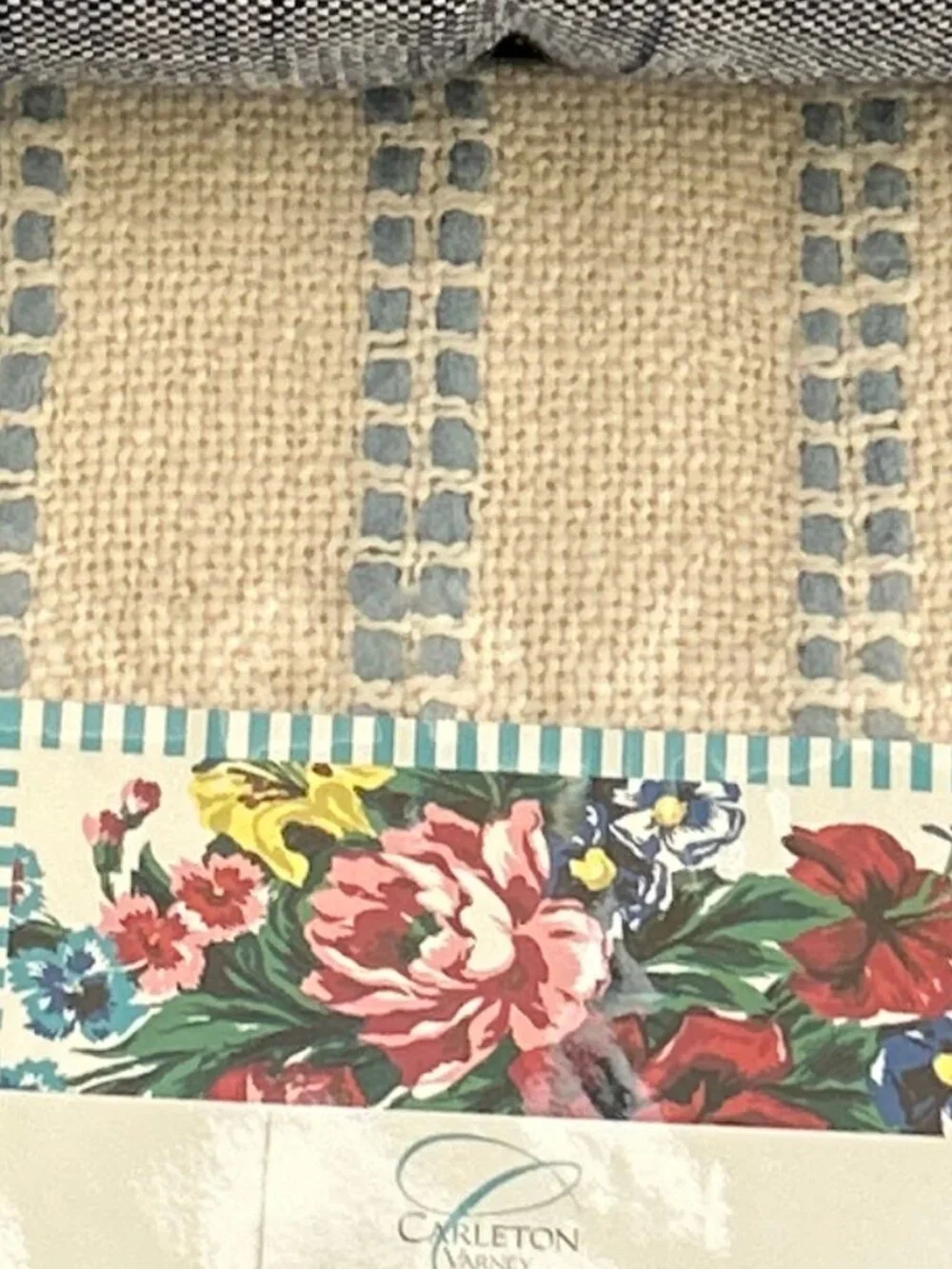 NWT Carleton Varney ~ Live Vividly Throw ~ 50